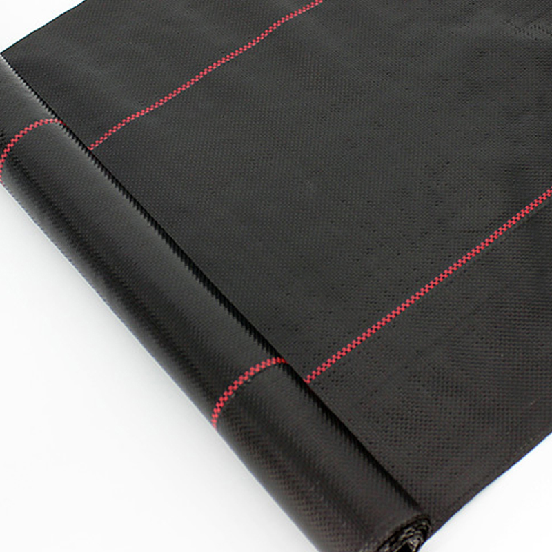 Factory Greenhouse PP Woven Weed Control Mat / Ground Cover Mesh Fabric / Agricultural Black Plastic Gardening Ground Cover