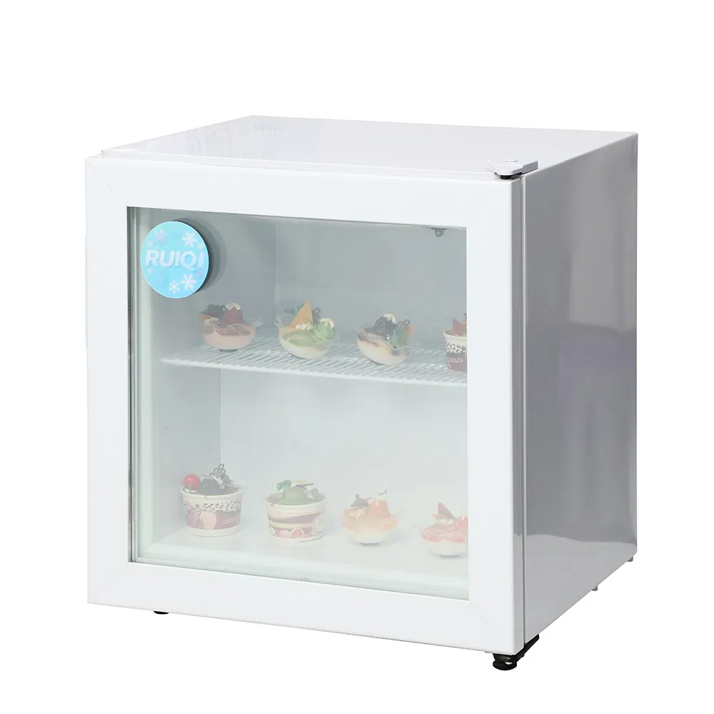 Mini Ice Cream Freezer Showcase Table Type with Sticker for Ice Cream Shop Ice Cream Factory