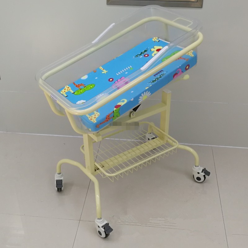 Hospital Specific Mobile Baby Crib, Postpartum Center, Multi-Functional Hospital Baby Stroller, Newborn Baby Stroller