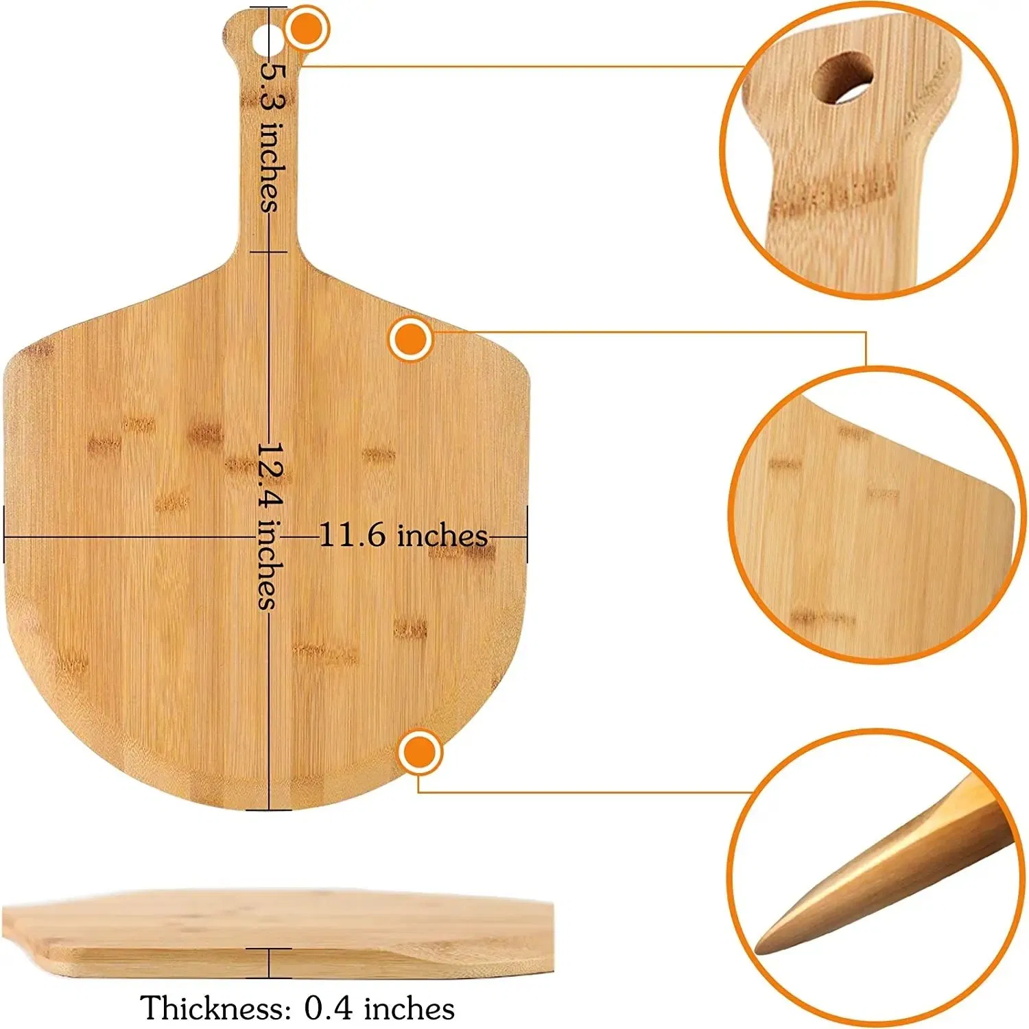 The Catalogue of Bamboo Pizza Cutting Board From Fr