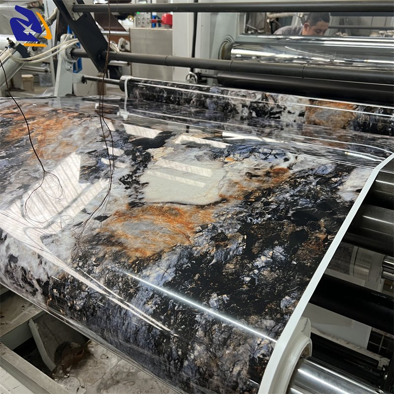 3D Digital Printing Marble Design PVC/Pet Film for Laminating Interior Decor