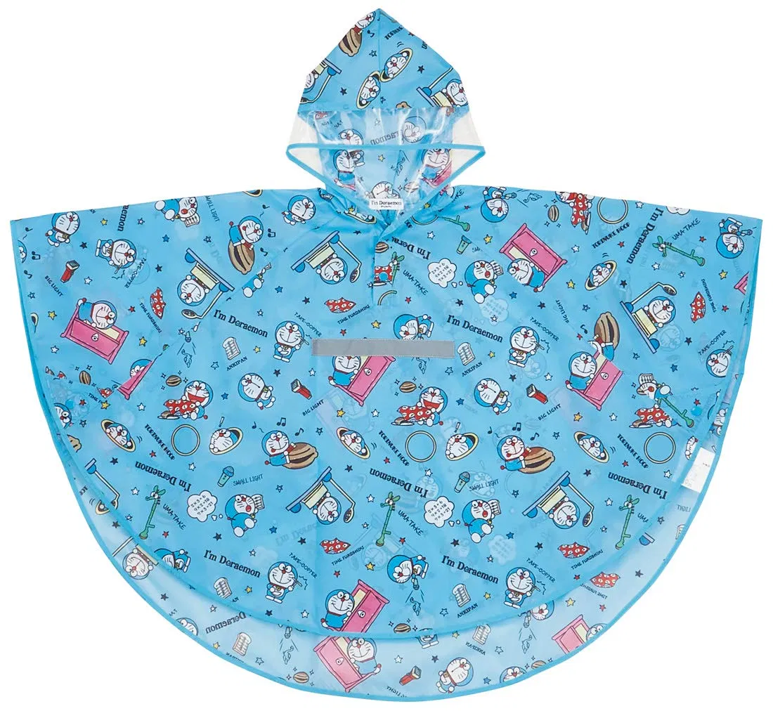 Colorful Kids Raincoat with Pattern Printing Waterproof Poncho