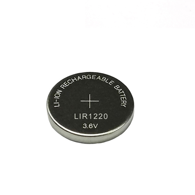 Литий-ионная аккумуляторная батарейка LIR1220 3.6V с контактами