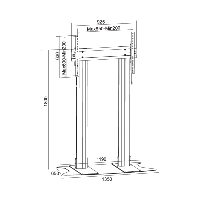 Напольная стойка для телевизора 70-110 дюймов