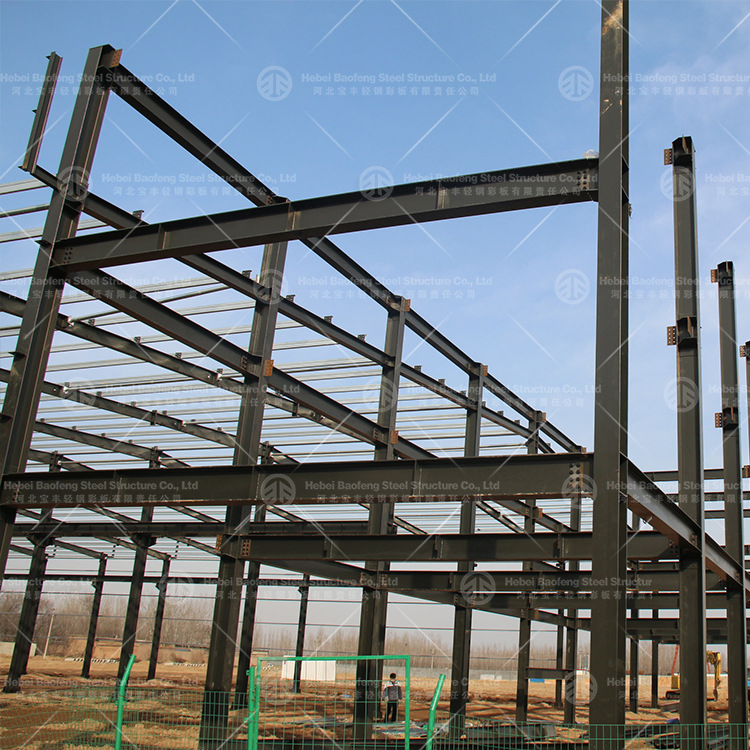 Large Structure Quality Steel Workshop with Robust Prefabricated Design