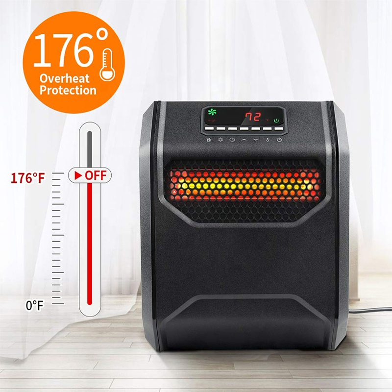 Infrared Ceramic Room 4 Infrared Elements Blower Space Outdoor Heater with Remote Control