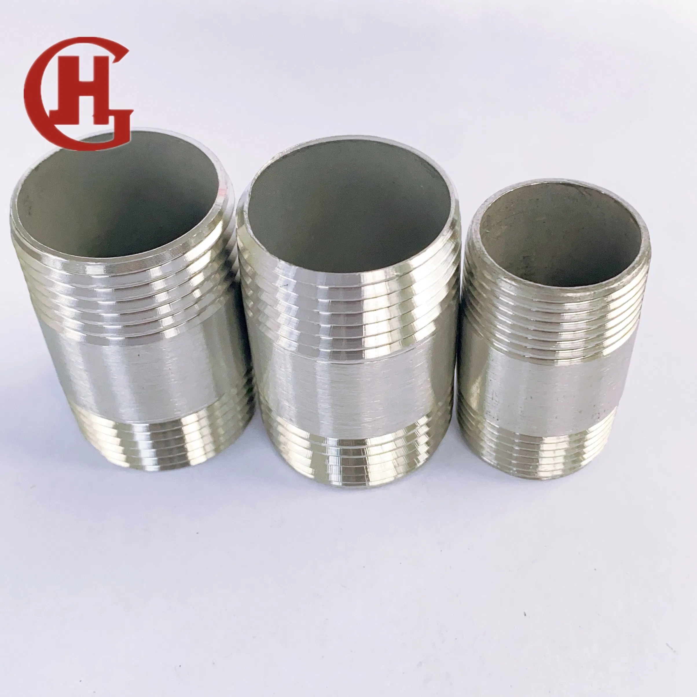 201/304 Stainless Steel Pipe Fitting Barrel Nipples
