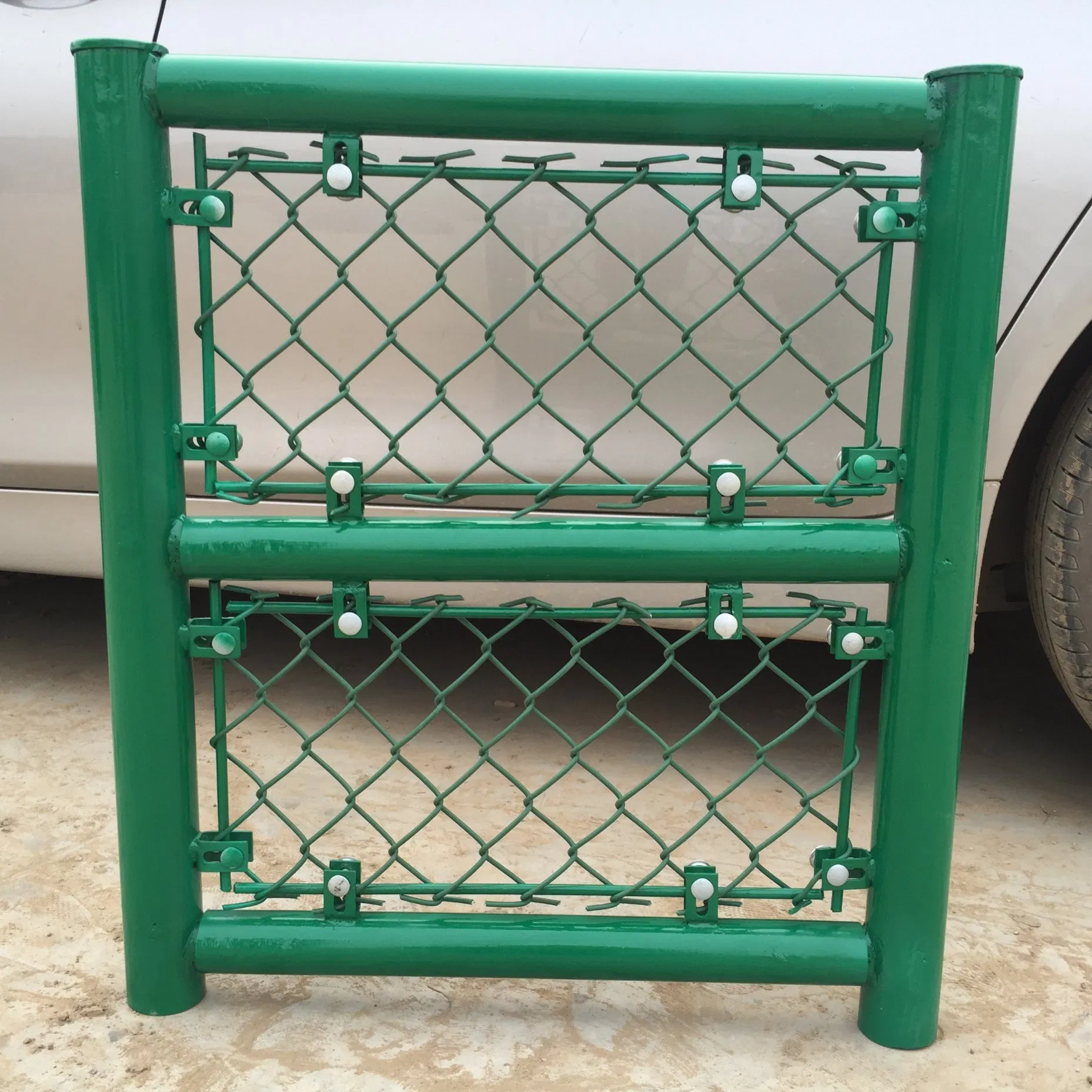 Durable Chain Link Fence for Multi-Sport Courts and Playgrounds