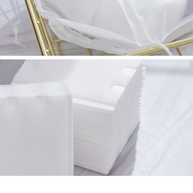 Wholesale Double-Sided Water-Saving Facial Wet Compress Cotton Pads