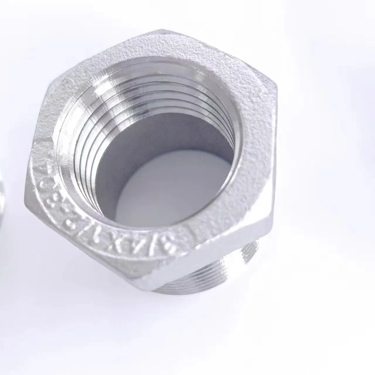 304 Industry Stainless Steel Thread Hexagon Bushing 1 1/2*3/4