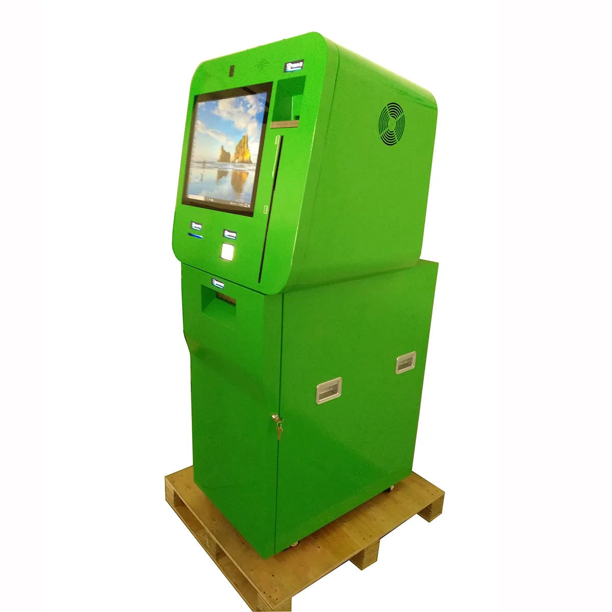 Self Service Buy Sale Virtual Crypto Currency Exchange ATM Kiosk for Airport Entertainment Commercial Street