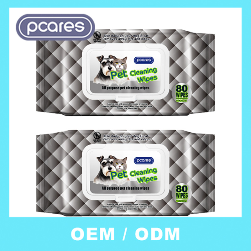 Factory Customized Wet Wipes Production Lines Pet Full Body Clean Waterless Pet Cleaning Glove Wipes
