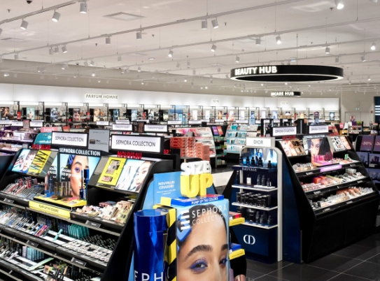 Metal Exhibition Beauty Stand with Wheels for Mobility - Flexible Position Adjustment for Trade Fair