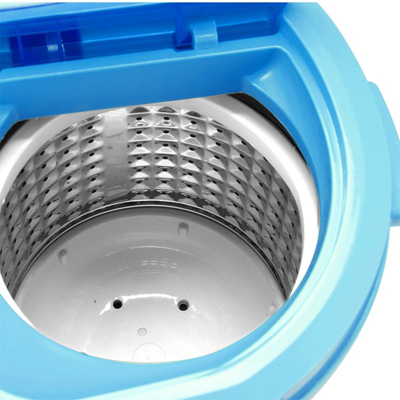 Portable Mini 4.5kg Semi Automatic Washing Machine Twin Tub Compact Visible Laundry Machine