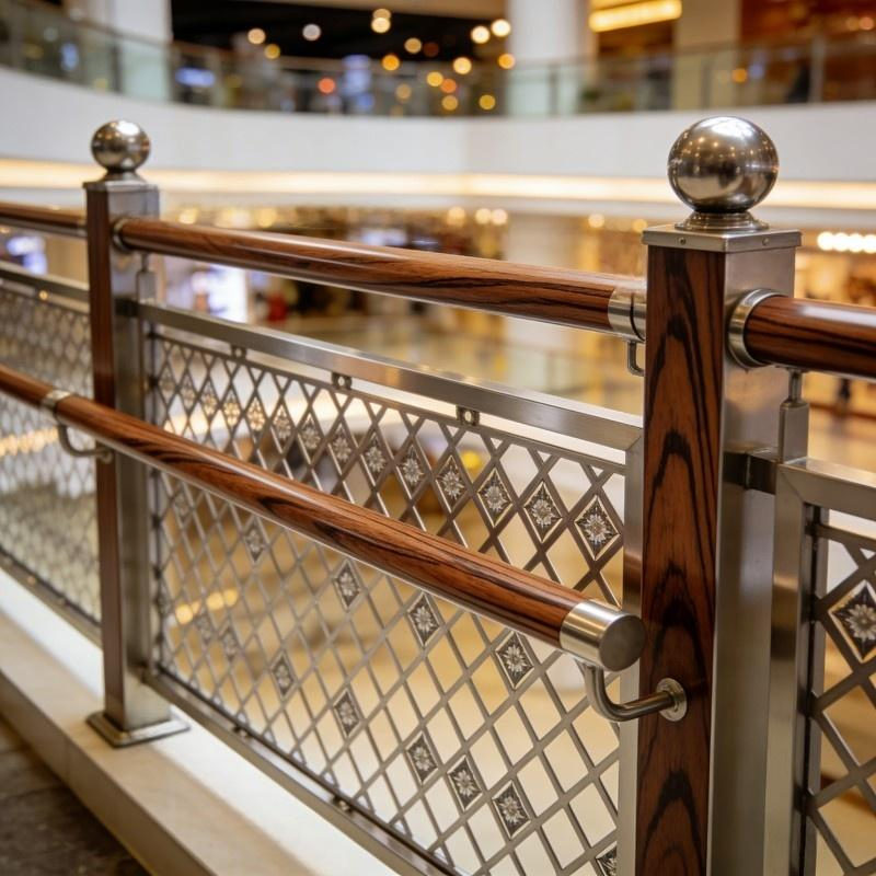 Custom Stainless Steel Glass Railing for High-End Apartment Balcony Decoration