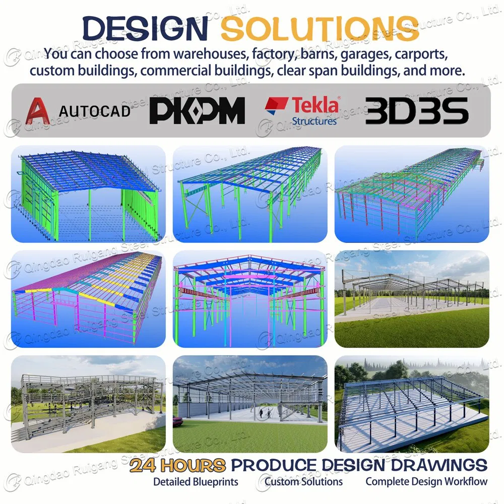 Prefabricated Warehouse Steel Workshop Steel Structure Building Factory