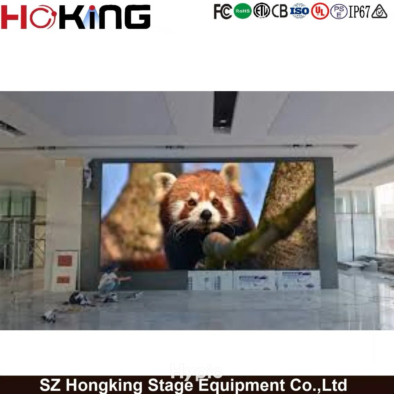 Full Color Ultra HD P2.5 Indoor High Resolution 3840Hz Segment LED Display