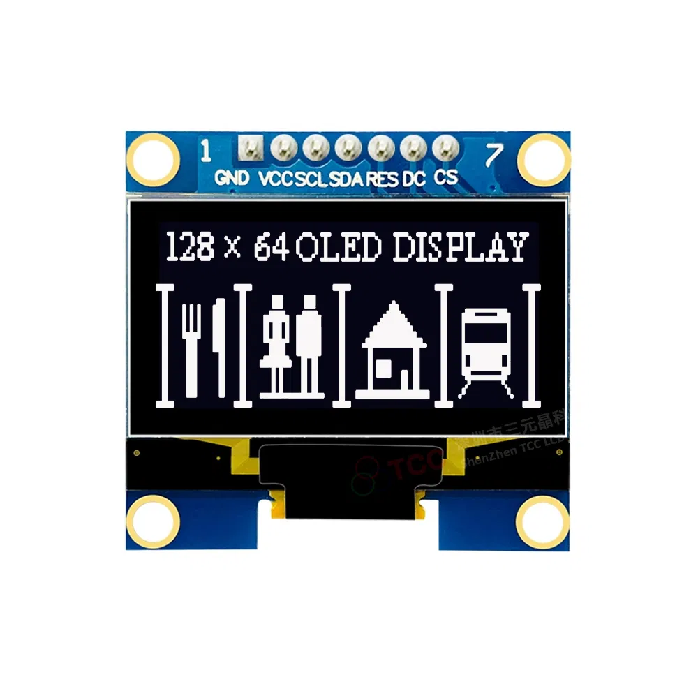 OLED-дисплей 1.3 дюйма 128x64 для Arduino