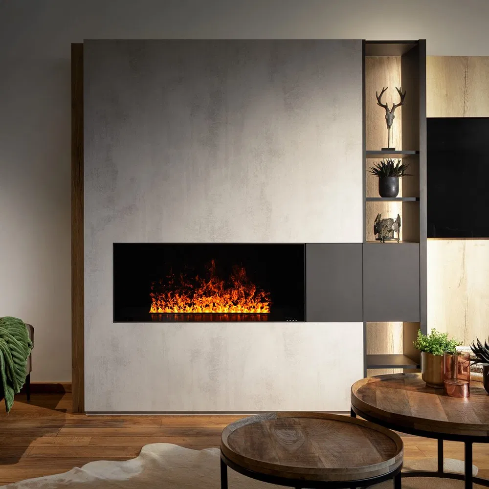 2024 Hot Sale European Style 3D Water LED Heater Vapor Electric Fireplace