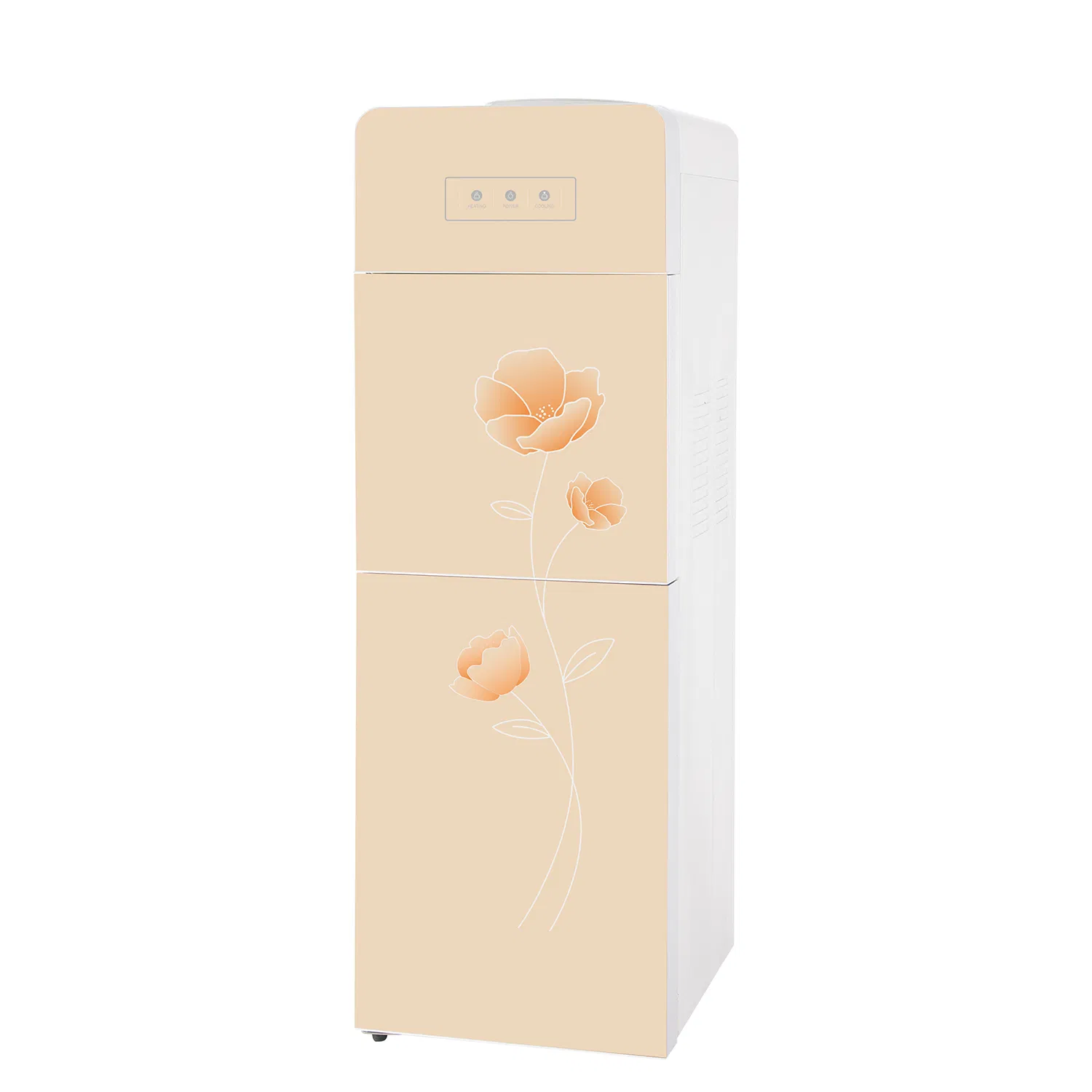 Tempered Glass Model Hot and Cold and Three Taps Water Dispenser