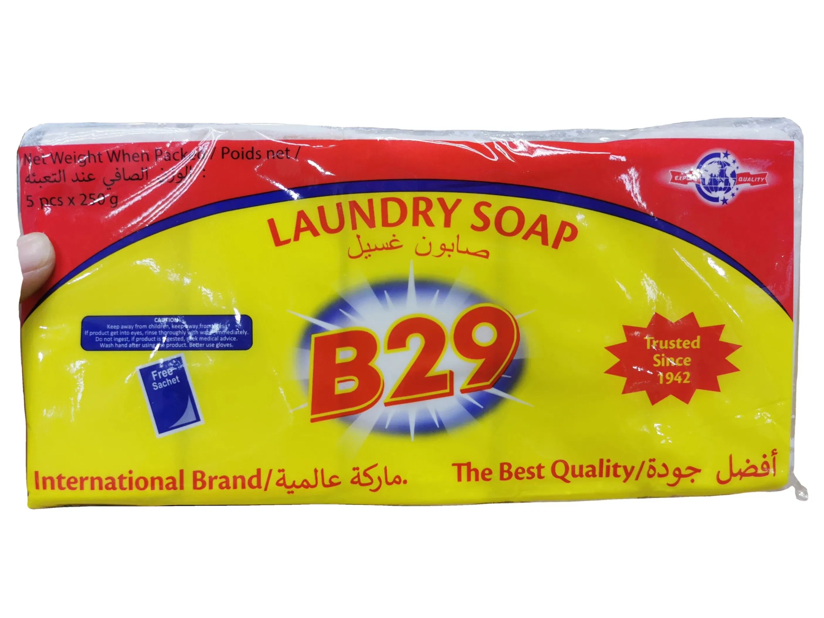 Best-Selling B29 Solid Laundry Soap Bar Multipurpose Anti-Bacterial Botanical Soap Bar for Washing Clothing Lemon Fragrance