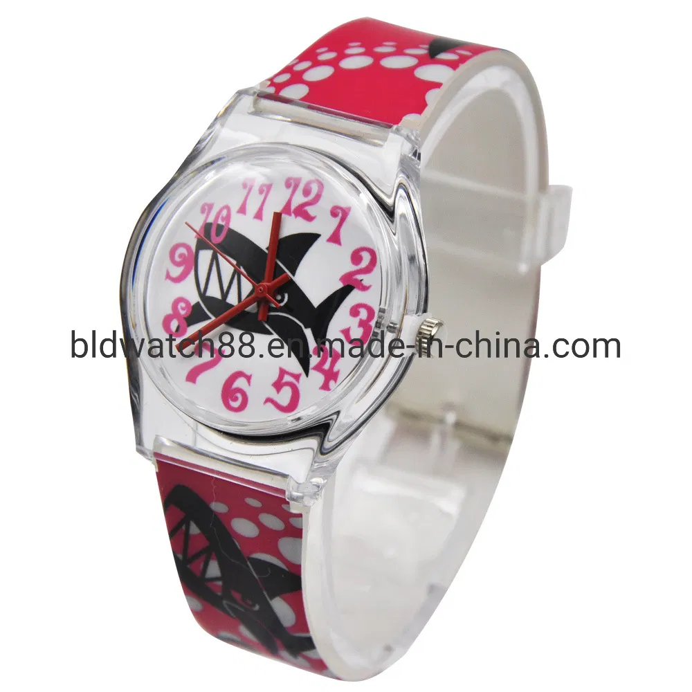 Cheap Promotion Waterproof Fashion Quartz Plastic Watches with Japan Movement