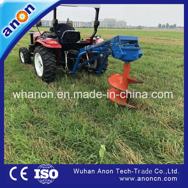 Anon Farm Tractor Parts Earth Auger Mounted 3 Point Mounted Hole Digger