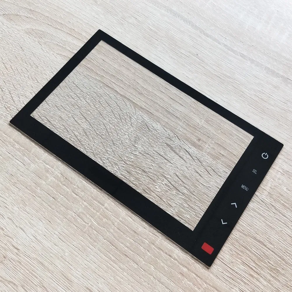 Custom LCD TV Screen Protector Tempered Glass Cover 2mm Thickness for 24inch 32" 43" Screen Display