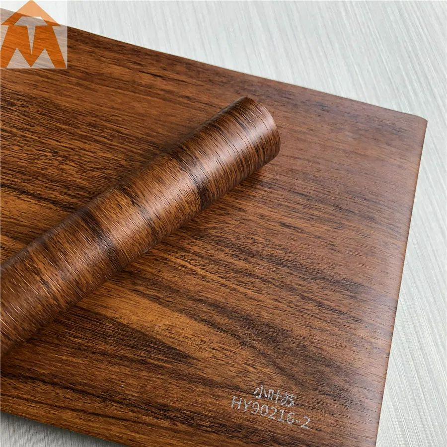 PVC Wooden Grain Laminating Film for Flooring Window Sills
