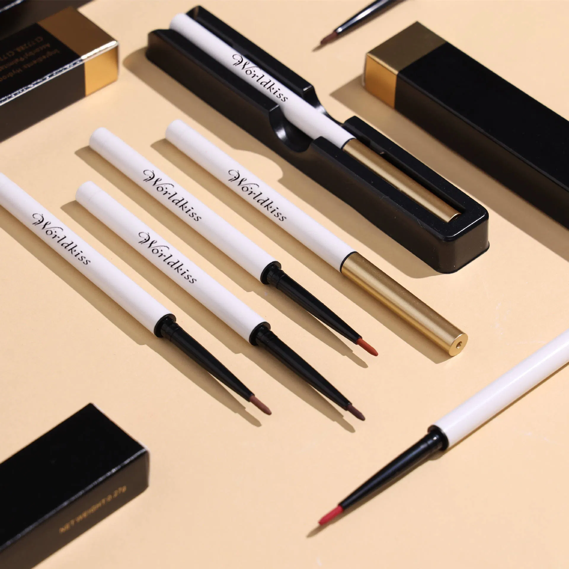 Black Vegan Waterproof Long Lasting Smooth Creamy Color Gel Eyeliner Pencil