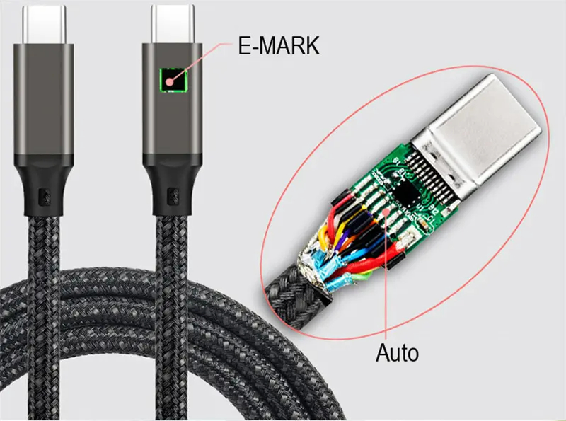 Factory Promotion Fast Charging Nylon Braided 1m 2m 5A 240W Type C Data USB-C Cable for Laptop Desktop Tablet Mobile Phones
