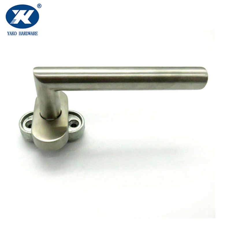 Factory Stainless Steel Doors Tubular Window Handle with Zinc Alloy Base and Brass Head