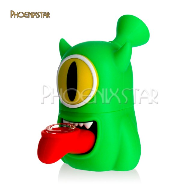 Phoenix Star 4.3 Inches Silicone Pipe Pocket Hand Pipe Mixed Colors Sweet Puff Hookah Smoking Pipe