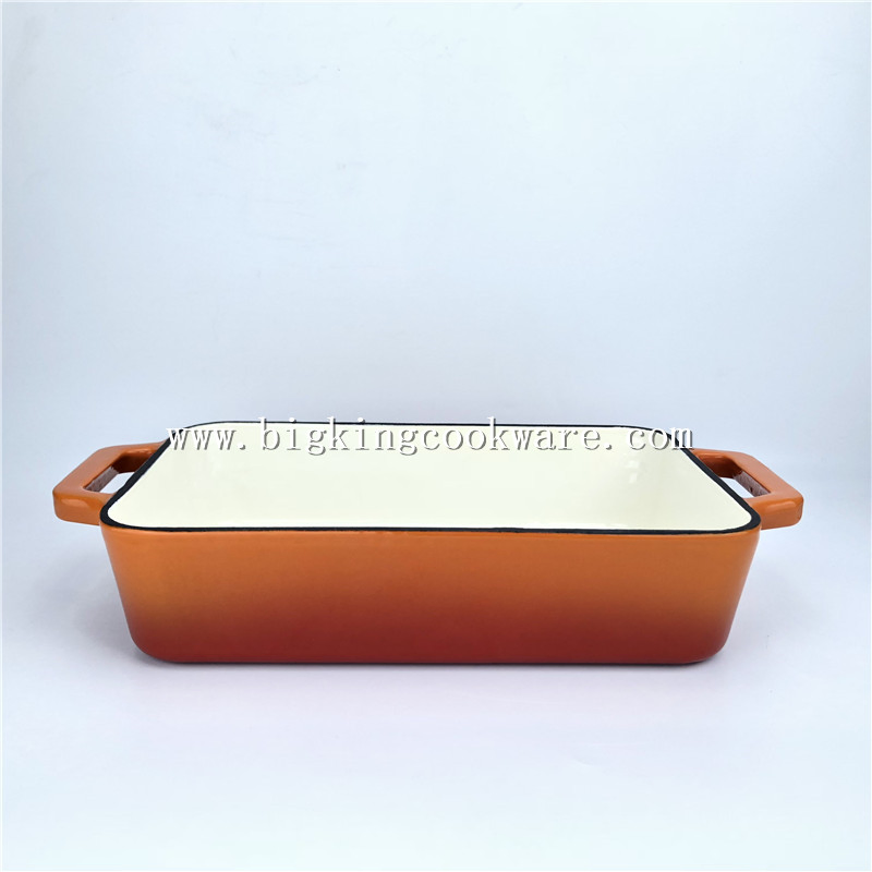 Rectangular Baking Dish for Roasting, Lasagne & Casserole Dishes - Cast Iron