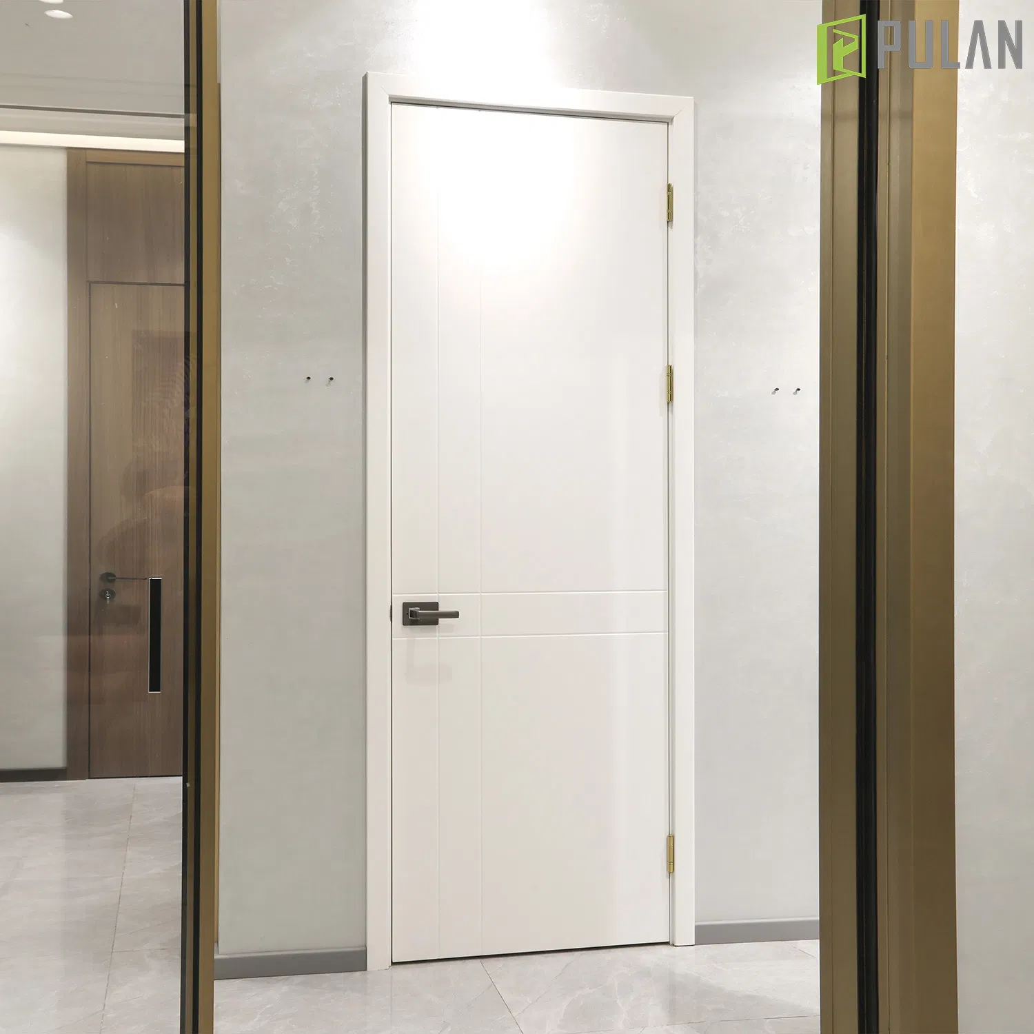 Stylish PVC Room Door with Mechanic Lock for Enhanced Privacy