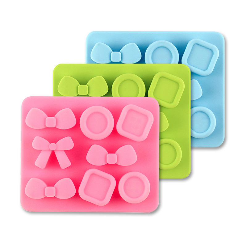 China Manufacturer 8 Cells Lovely Bowknot Shape New Ice Cube Trays