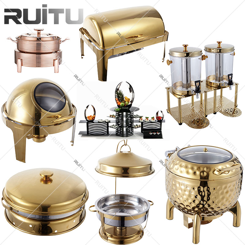 Kitchen Tableware Keep Food Warming Tray Commercial Hydralic Glass Window Wedding Party Catering Service Food Warmer Buffet Stove