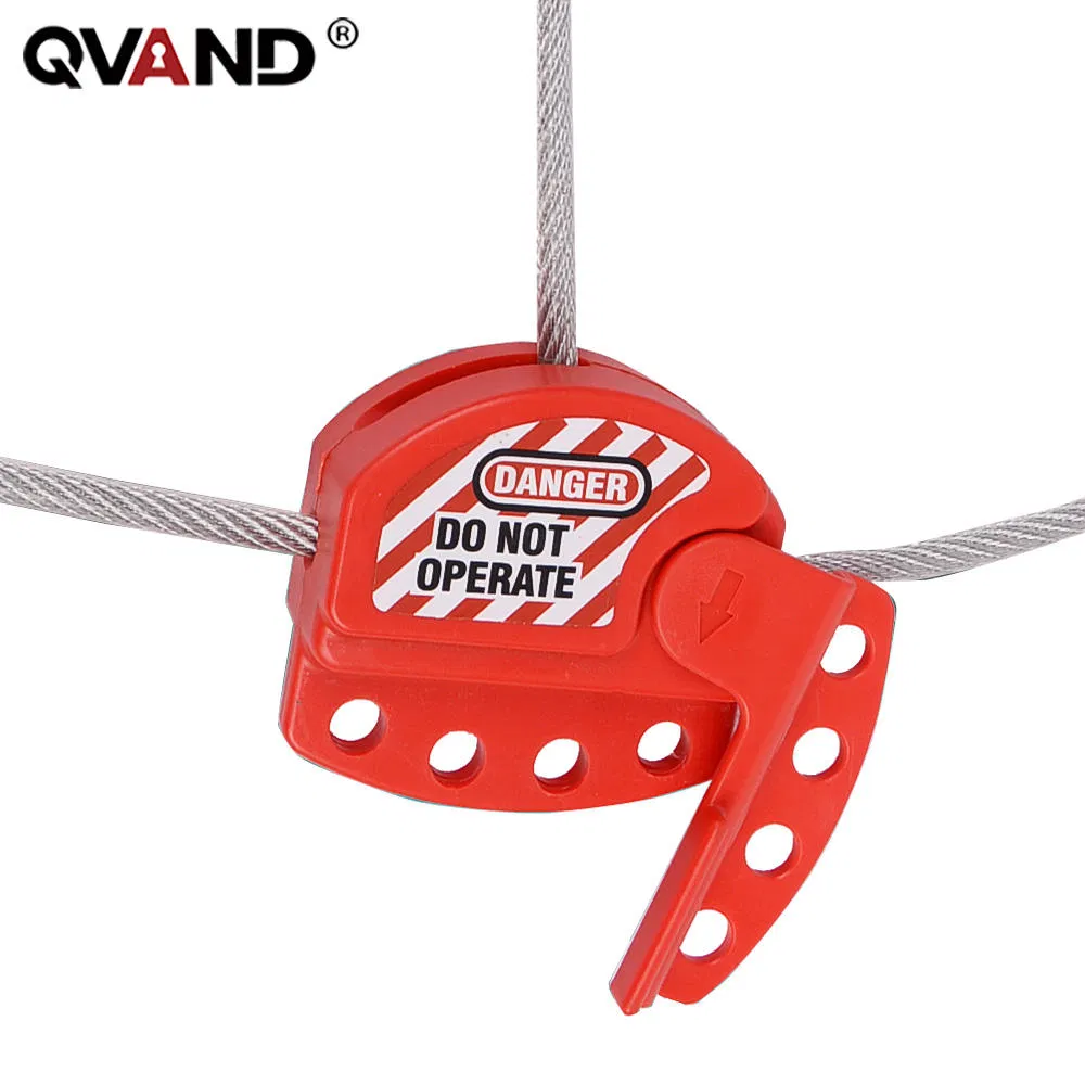 Heavy-Duty Adjustable Safety Valve Lockout Cable for Enhanced Security