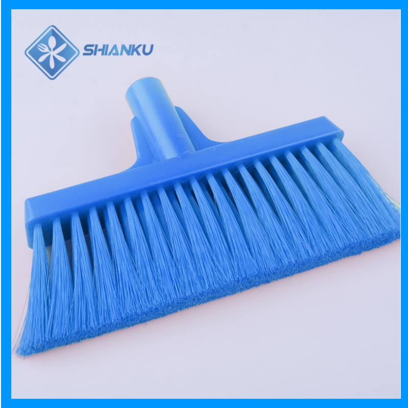 Shianku Food Grade Industrial Indoor Outdoor Soft Floor Cleaning Plastic Broom Heads