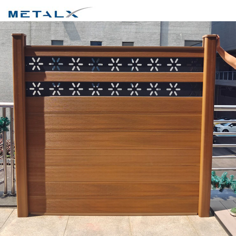 Cheap Low Carbon Long Life Wholesale Garden Decorative Outdoor Eco Friendly Composite Post WPC Fence