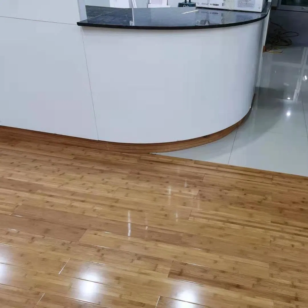 Indoor Solid White Bamboo Flooring Zebra Anti Slip Solid Wood Floor