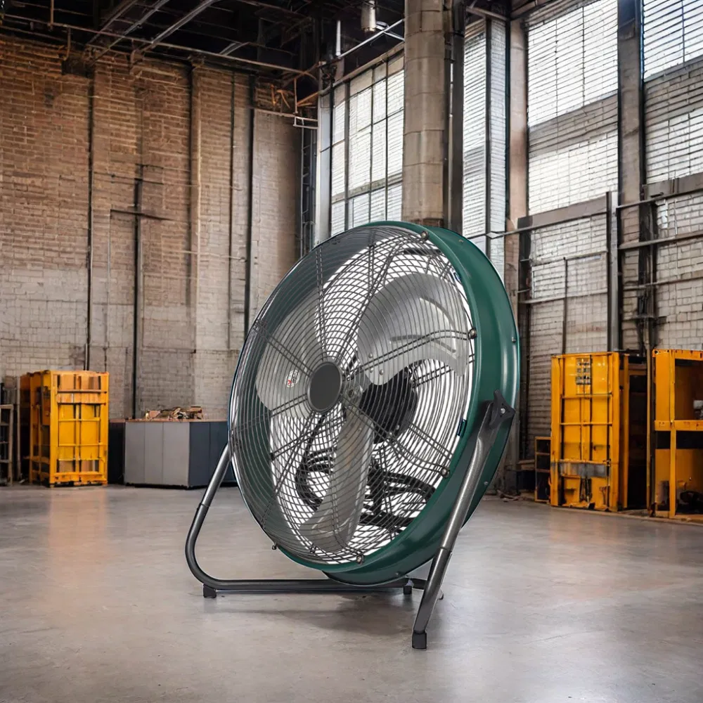 Металлический напольный вентилятор 18 дюймов с водяным туманом