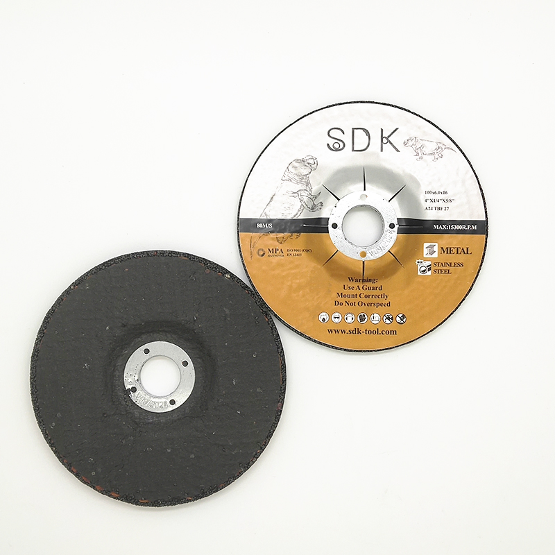 4inch 100*6.0*16 Depressed Center Abrasives Grinding Wheel for Metal