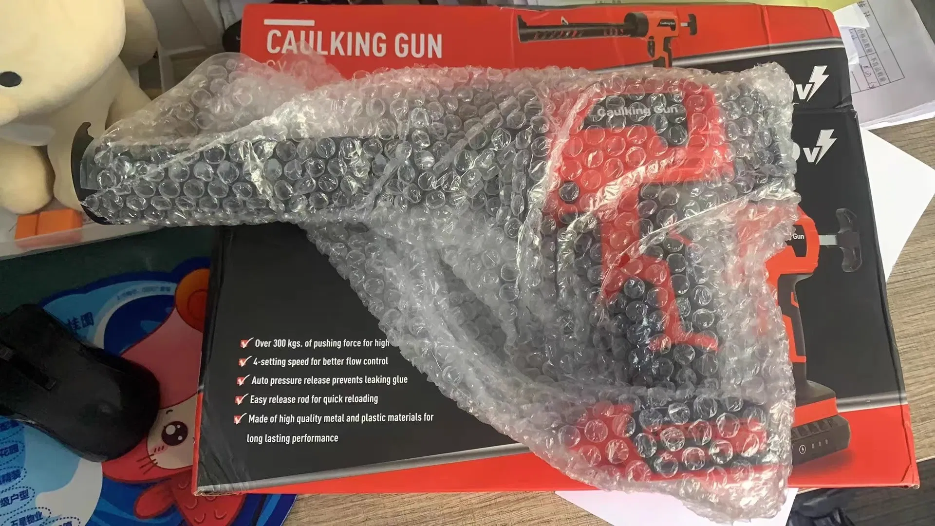 The 300ml Hard Tube Silicone Rubber Fully Automatic Cylindrical Battery Electric Glue Gun Is Used for Assembly and Gluing