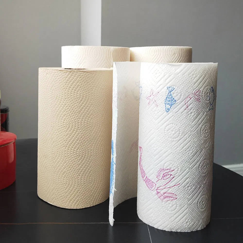 Bambootissue Roll Towels for Kitchen Paper Towel Roll