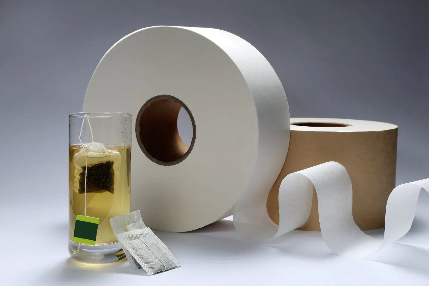 Brown Color Biodegradable Food Grade Heat Seal Filter Paper for Tea Bag