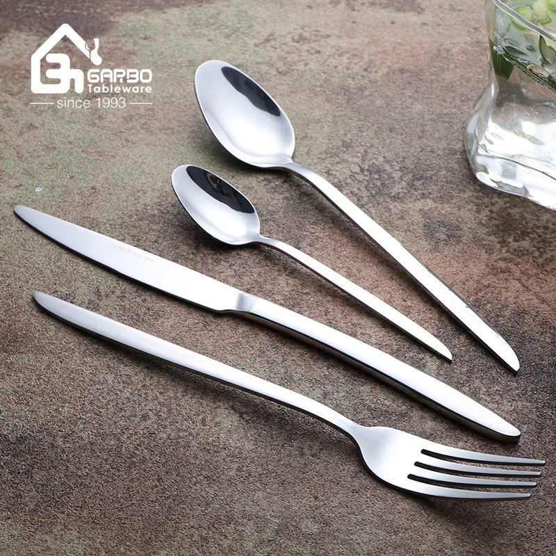 Factory 13/0 Stocked Handmade Cheap Silverware Stainless Steel Cutlery Flatware Set Tea Spoon for Home Hotel Restaurant Use