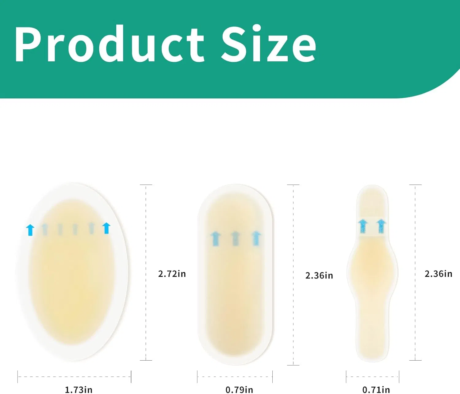 Ultra-Thin Blister Plaster Self-Adhesive Wound Hydrocolloid Dressing for Fingers and Toes