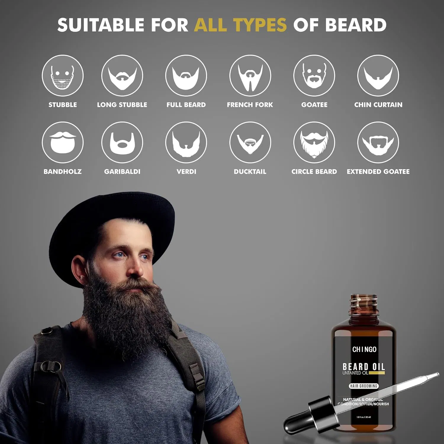 Nourishing Beard Growth Oil Enhances Density Reduces Patchiness Daily