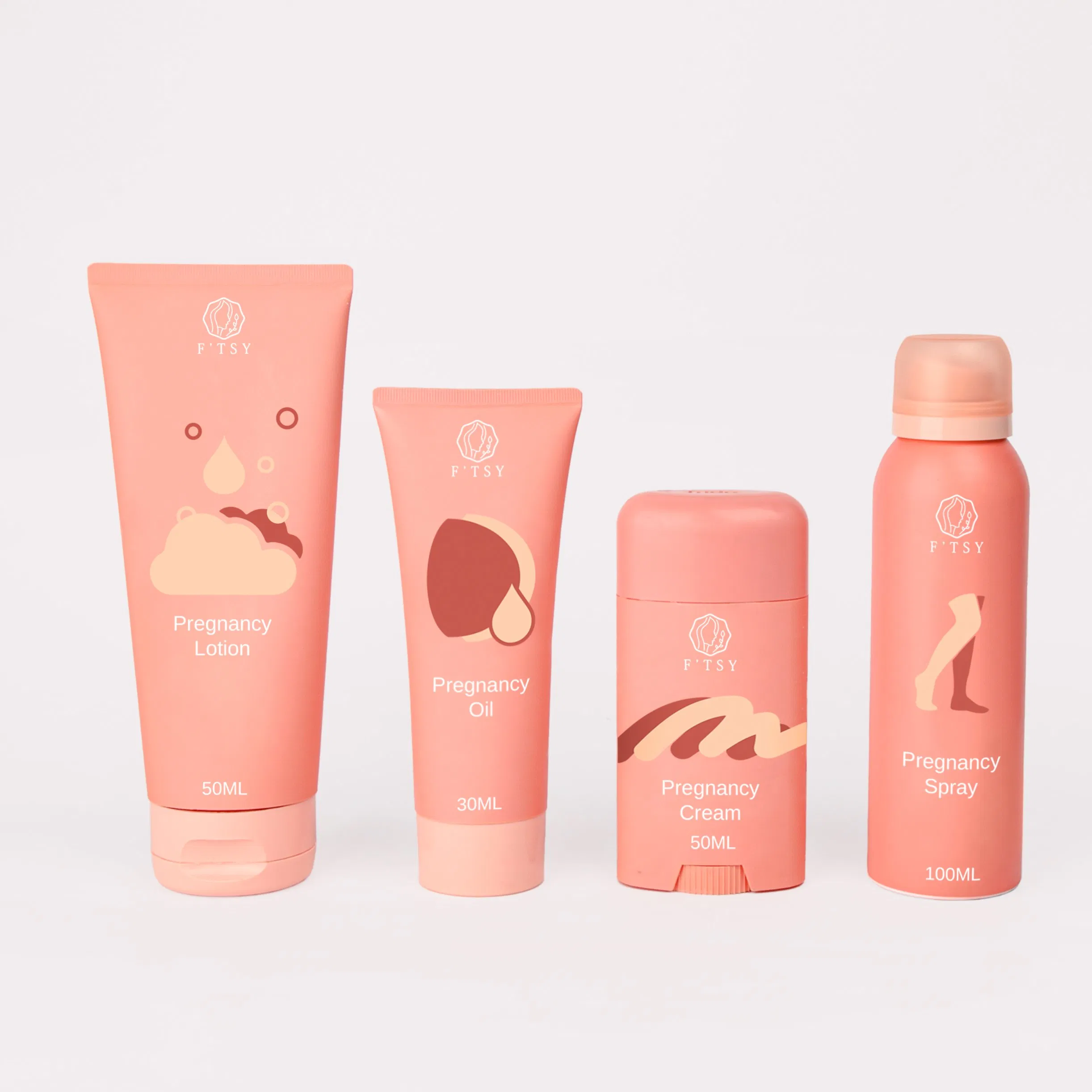 Private Label Soothing Nourishing Repairing Pregnant Skincare Set